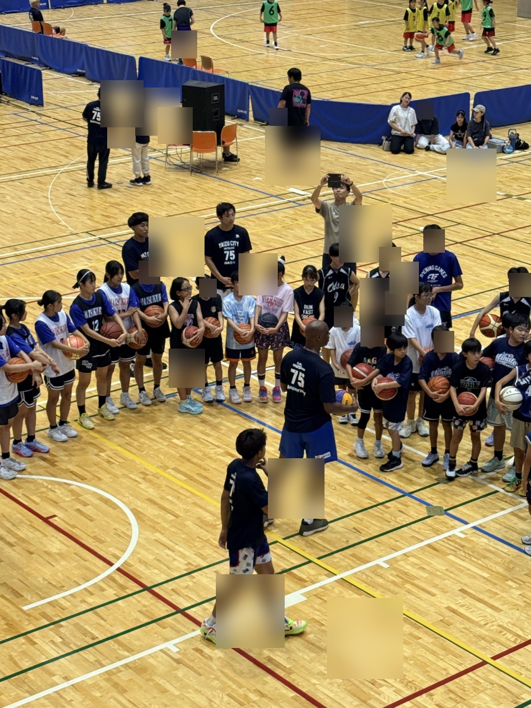 Hoop Talk training session